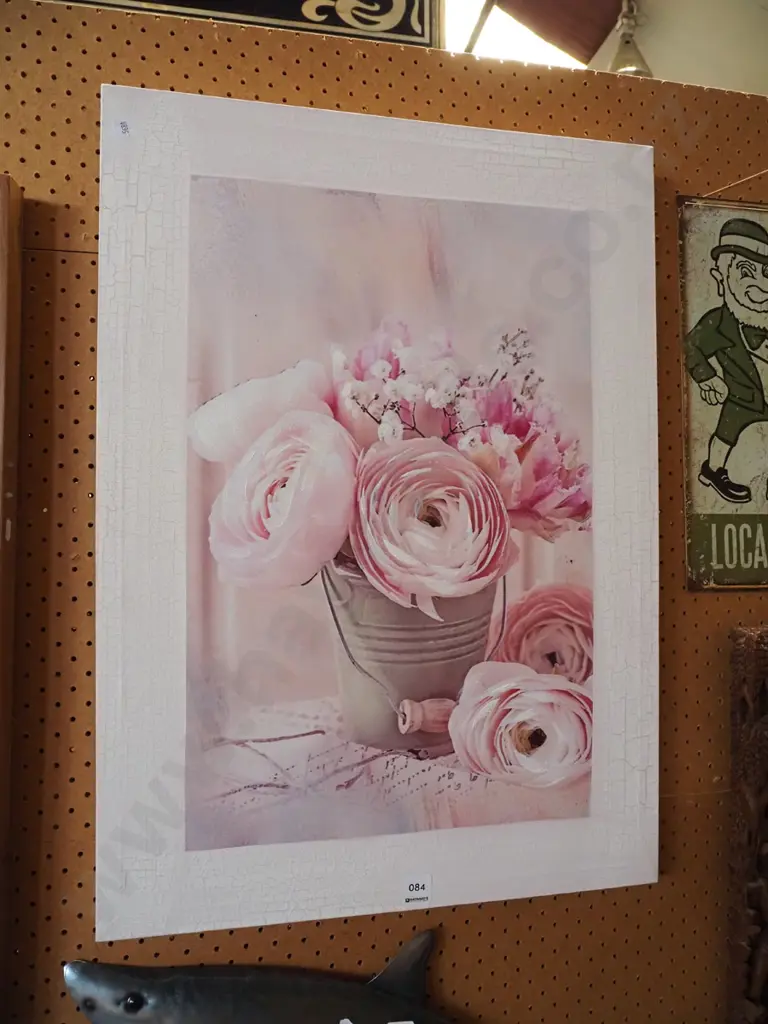 framed print/mixed media on boxed canavs Image 1++