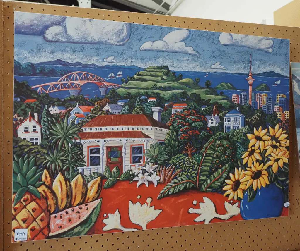 boxed print - Auckland landscape Image 1++