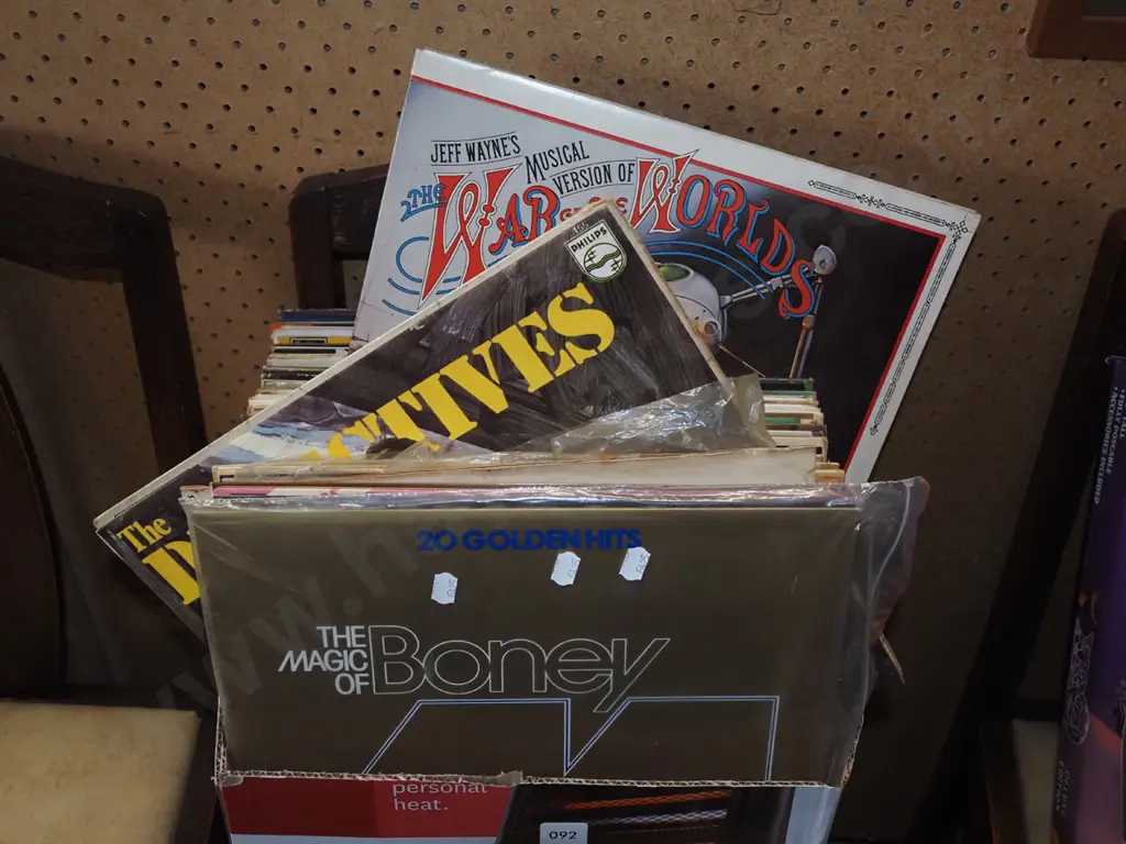 box of LPs Image 1++