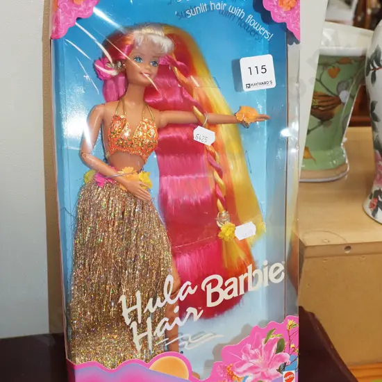 boxed as new Hula Hair Barbie