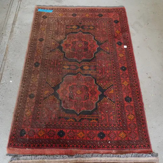 small woollen floor mat L1460 W1000 - fading