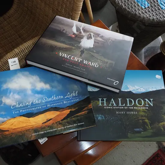 3x coffee table books