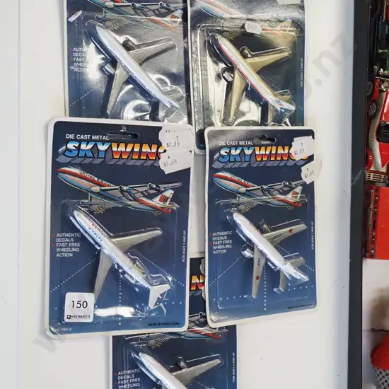 5x diecast metal model planes