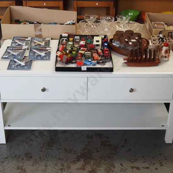 mdf melteca 2 drawer entertainment unit H480 W1060 D480