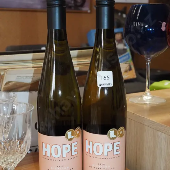 2x bottles of I Am Hope Gumboot 2020 reisling