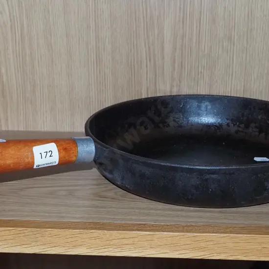 heavy cast iron frying pan