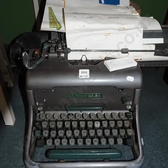 vintage Imperial typewriter