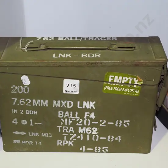 ammunition tin