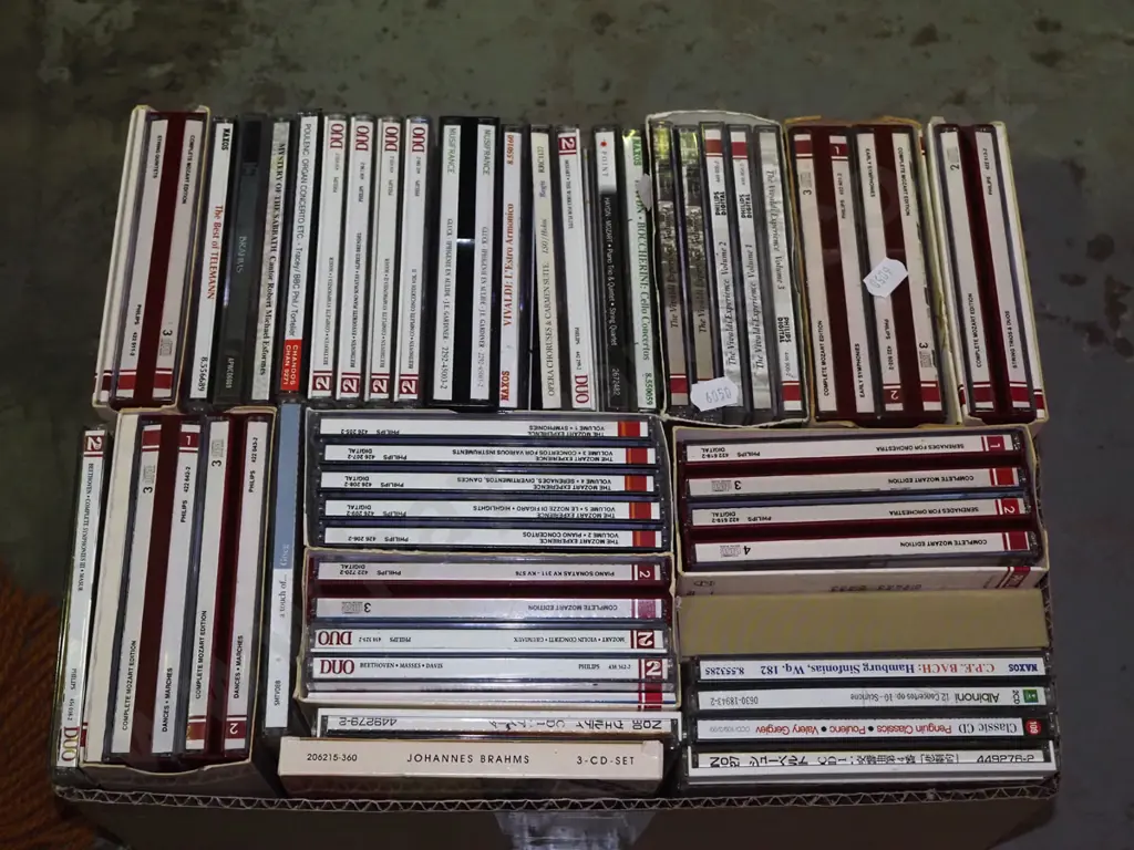 box of CDs Image 1++
