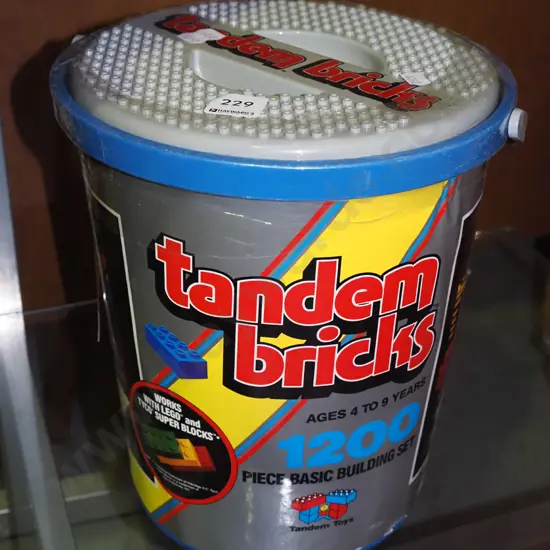 box of as new Tandem Bricks building blocks