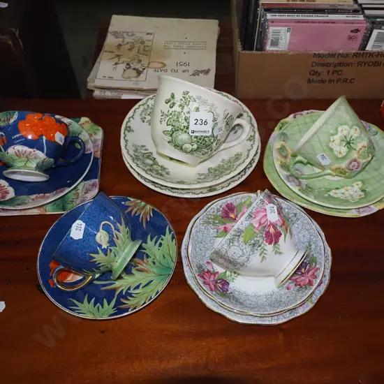 trios, cups, saucers