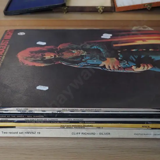 LPs; Neil Diamond, Billy Joel, Cliff Richard