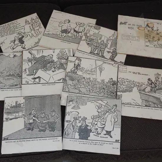 various cartoons from ODT