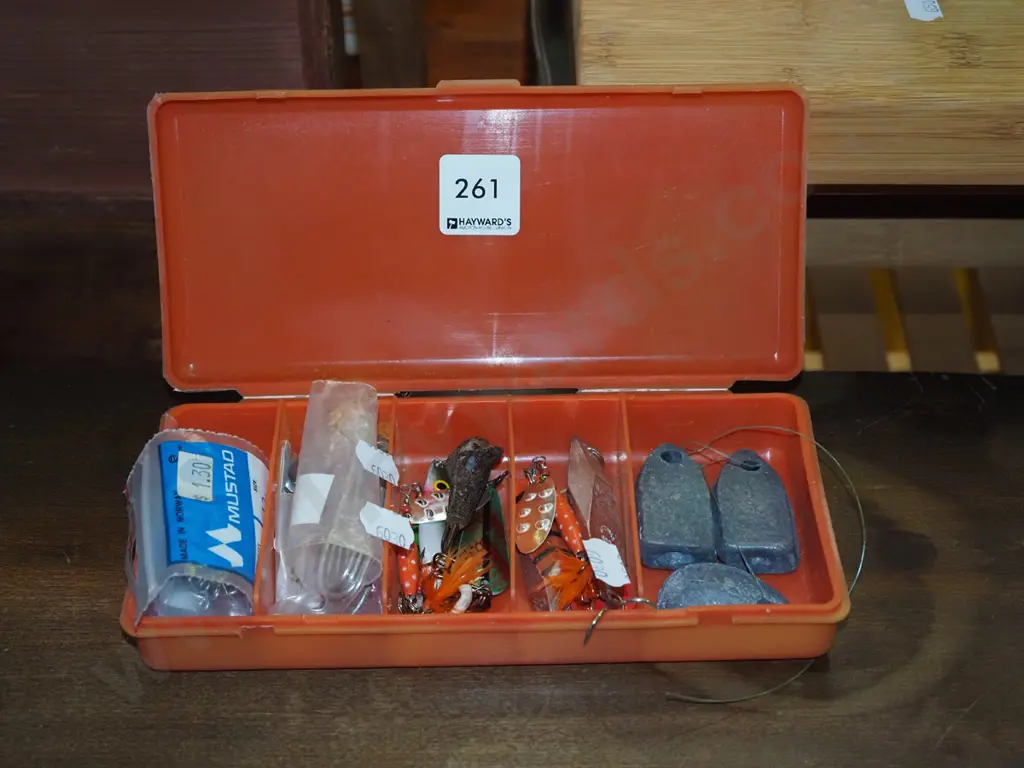 small plastic organiser; lures, hooks etc Image 1++