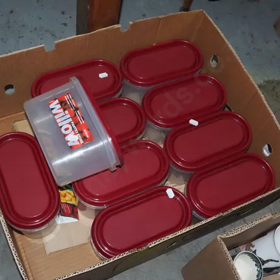 box of canisters