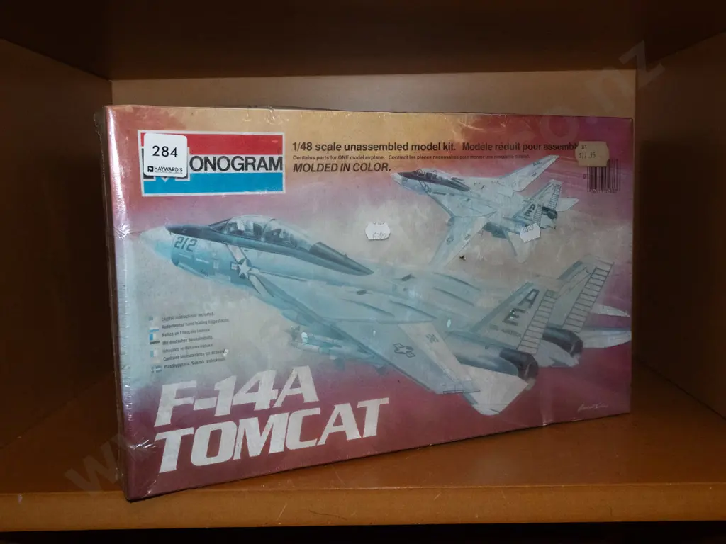 yet to be assembled model of F14 Tomcat Image 1++