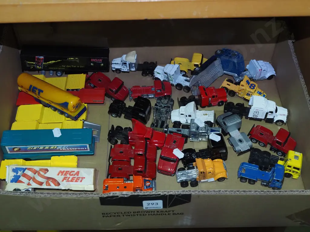 box of toy vehicles Image 1++