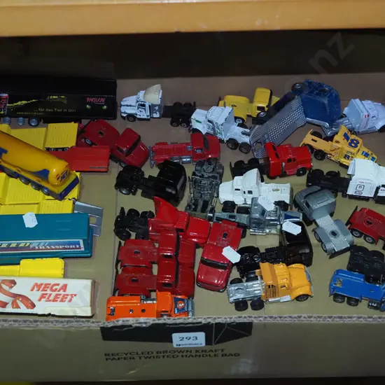 box of toy vehicles