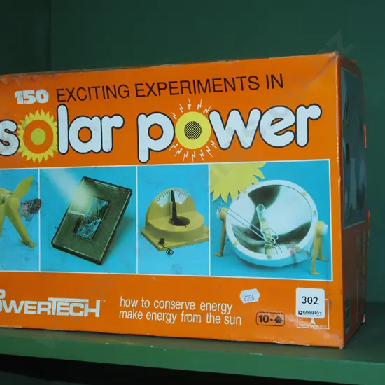 boxed solar power experiment kit
