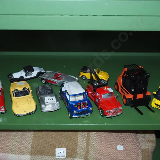 assorted diecast toy vehicles