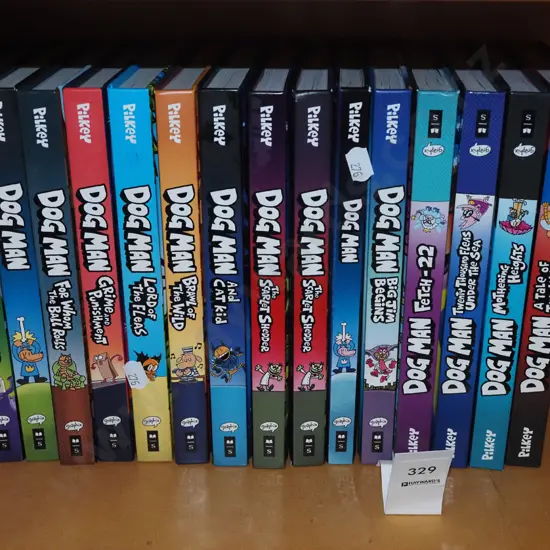 set of Dog Man books