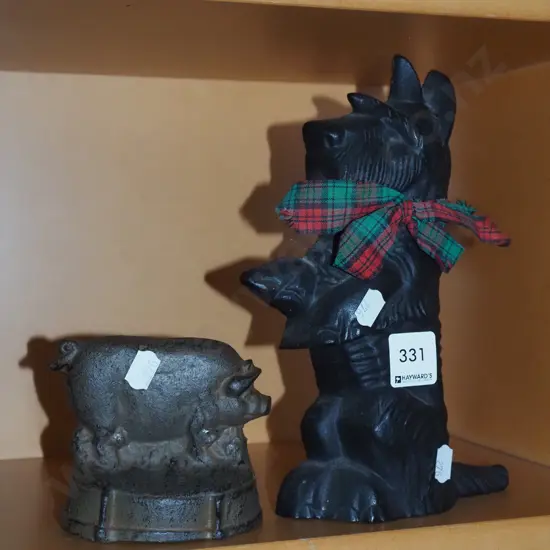 cast iron door stops