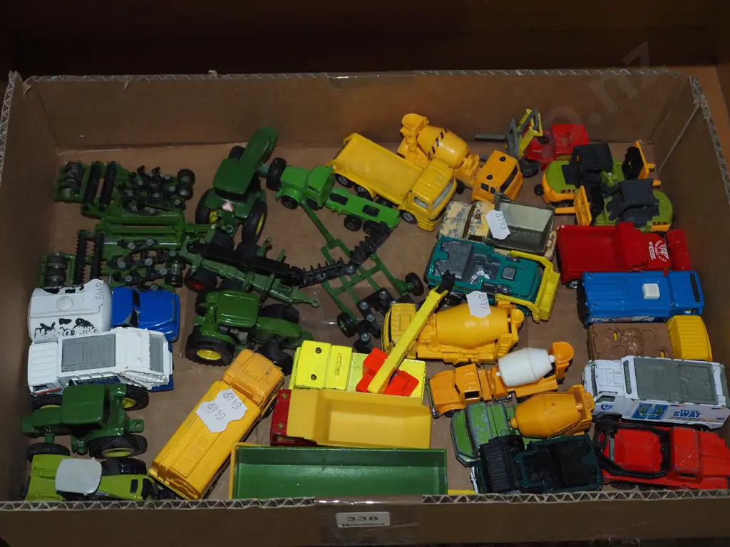 box of toy vehicles Image 1++