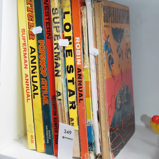 various Superman and other annuals