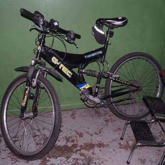G-Tech full suspension mountain bike