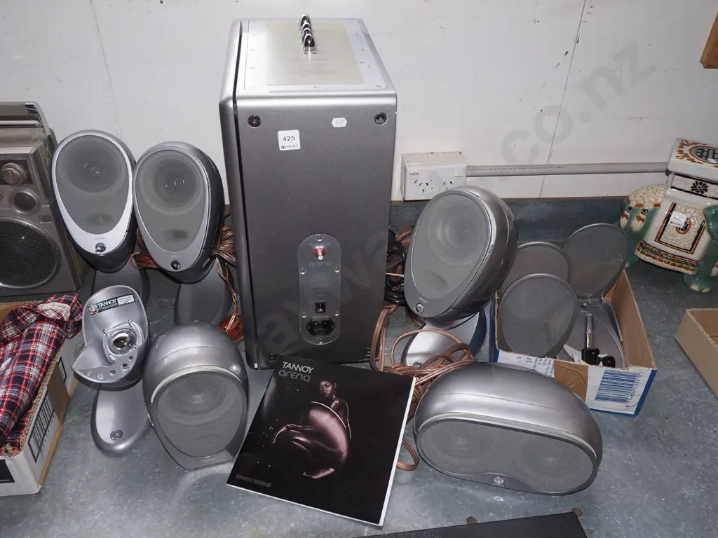 Tannoy surround sound speaker system, 1 speaker needs attention Image 1++