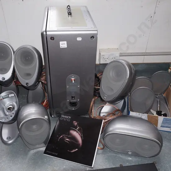 Tannoy surround sound speaker system, 1 speaker needs attention