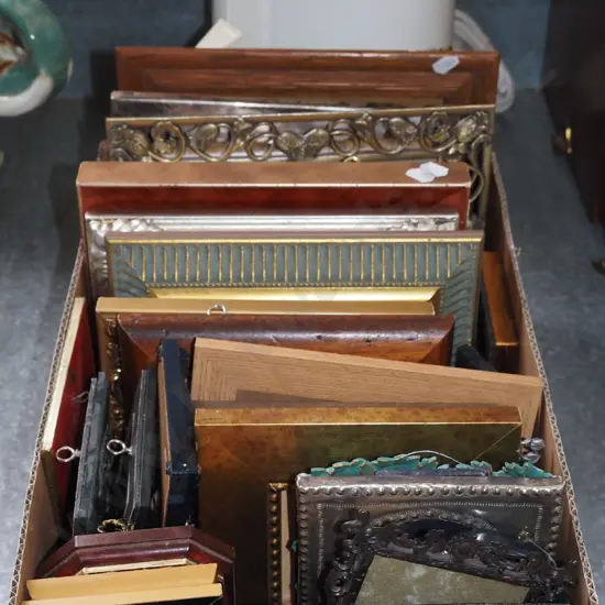 box of photo frames