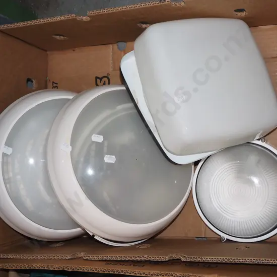 box of light fittings