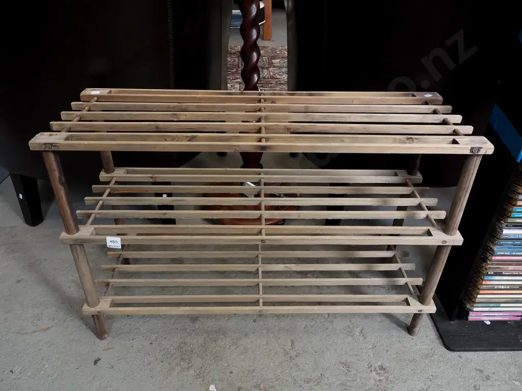 wooden shoe rack Image 1++