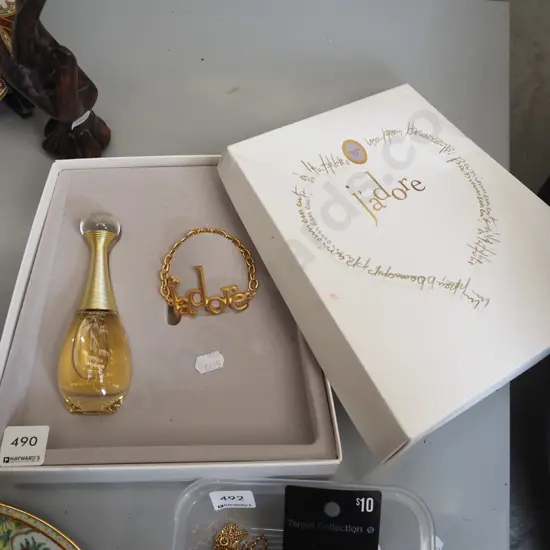 boxed J'Adore eau de parfum 30ml with bracelet