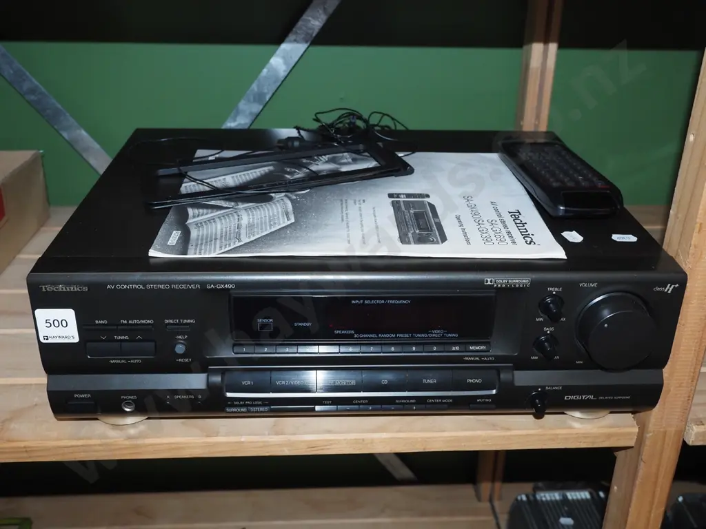 Technics stereo receiver SA/GX 490 Image 1++
