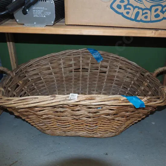 cane wash basket H740