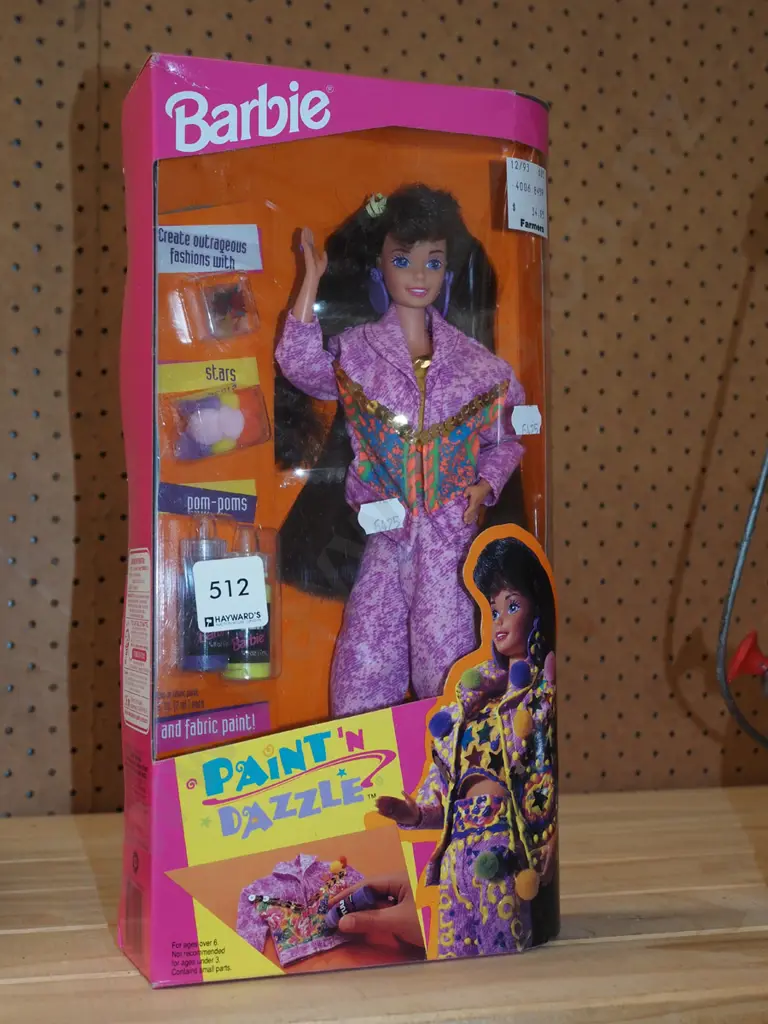 boxed as new Paint and Dazzle Barbie Image 1++