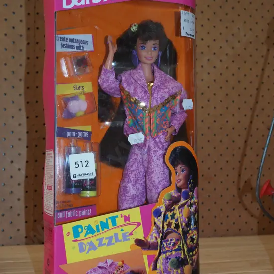 boxed as new Paint and Dazzle Barbie
