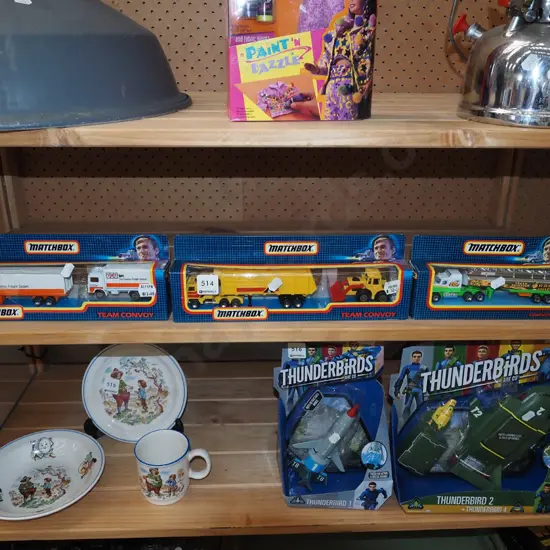 3x boxed Matchbox toy vehicles