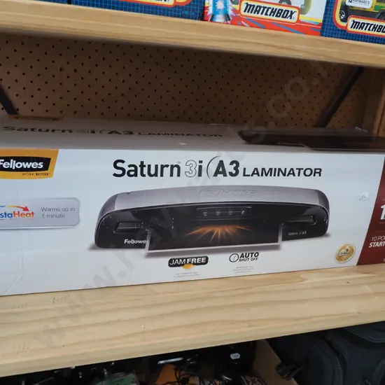 boxed Saturn A3 laminator