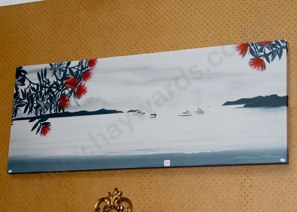 print on boxed canvas - coastal scene Image 1++