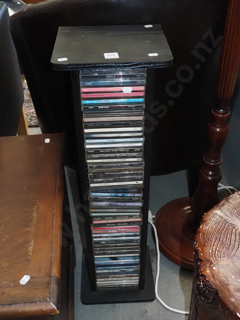 CD tower and CDs   Image 1++