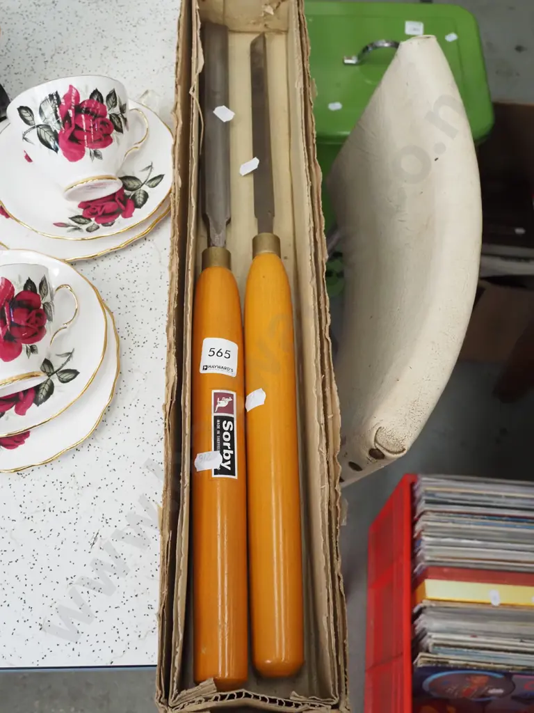 2x Sorby lathe chisels Image 1++