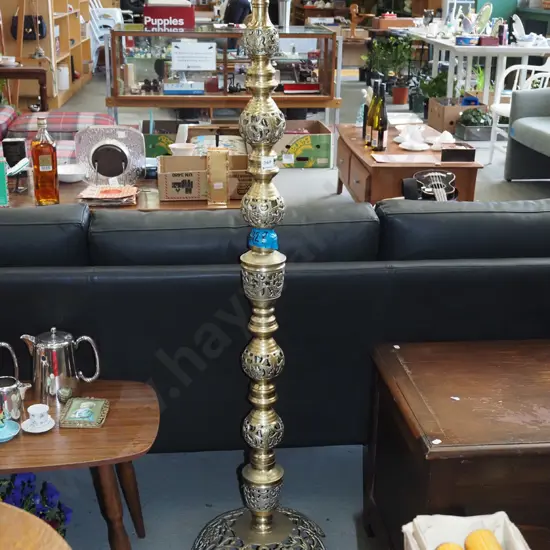 brass standard lamp base H1350