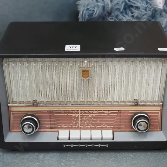 mid century Philips radio - As Is No Returns