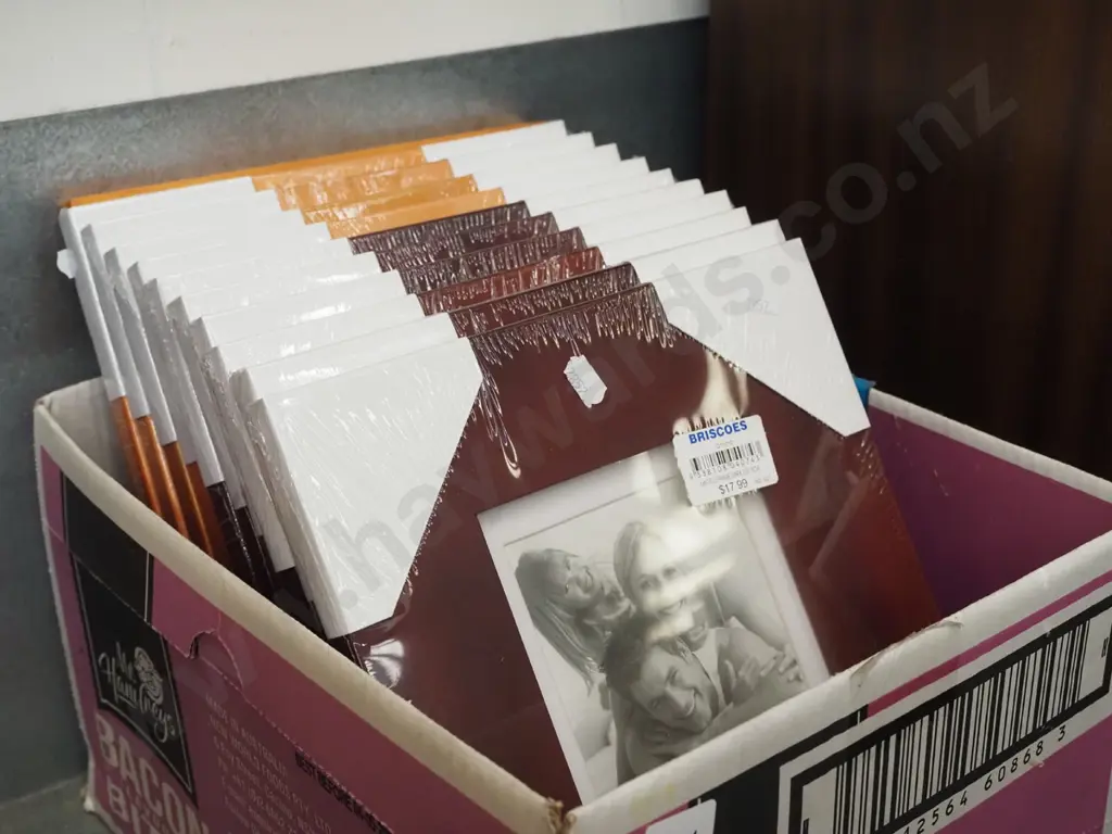 box of wooden photo frames Image 1++