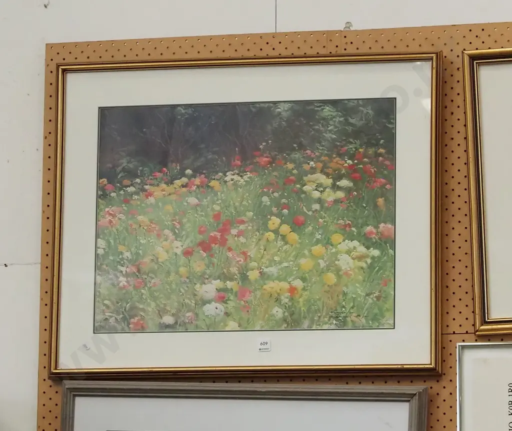 framed print - meadow flowers Image 1++