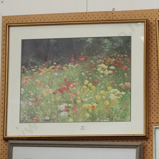 framed print - meadow flowers