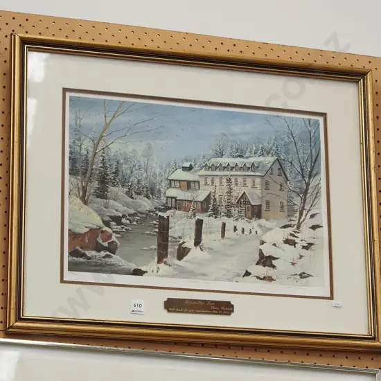 framed ltd edition print - The Ben Miller Inn